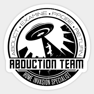 Abduction Team Specialist [black] Sticker